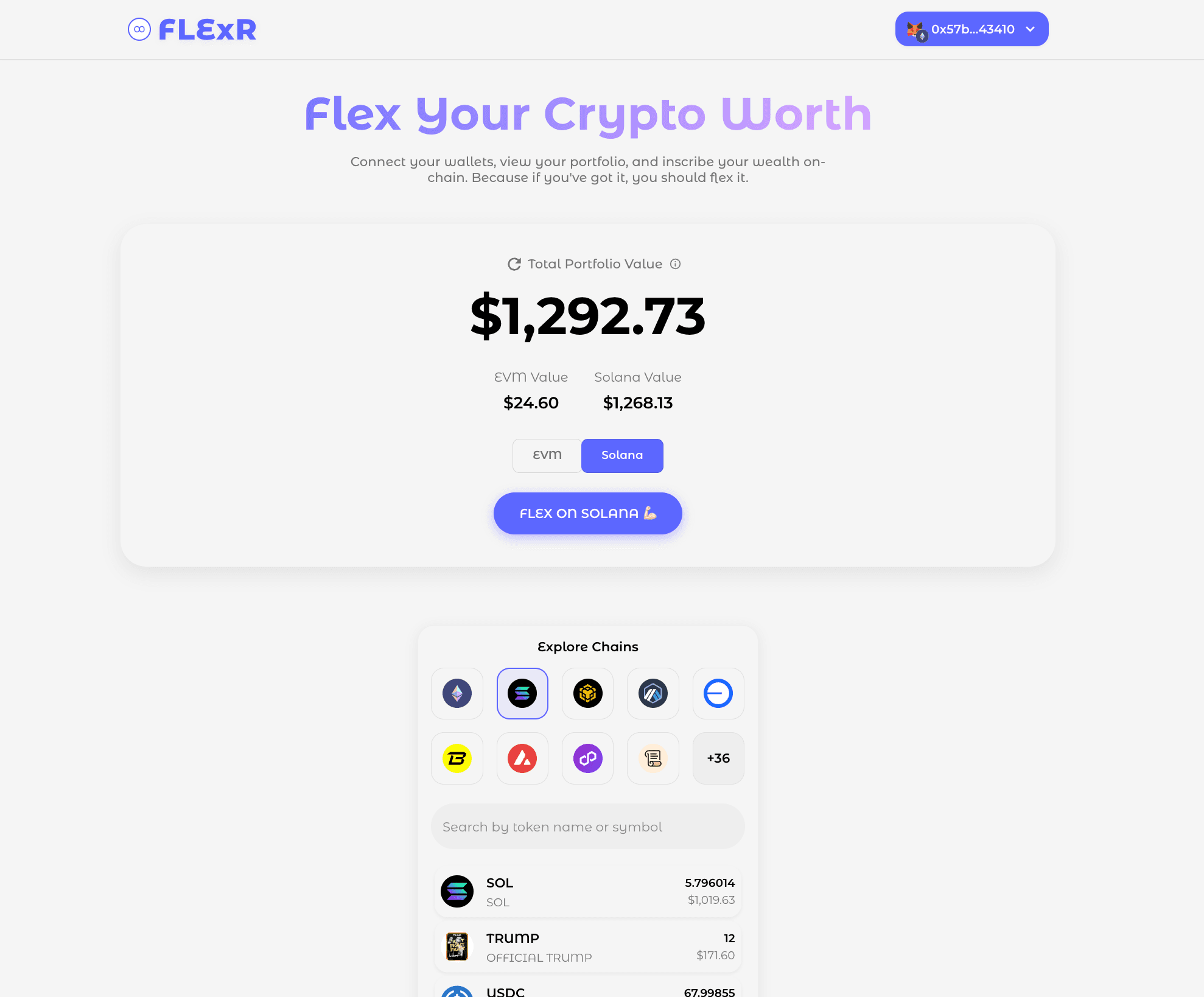 Flexer Dapp image