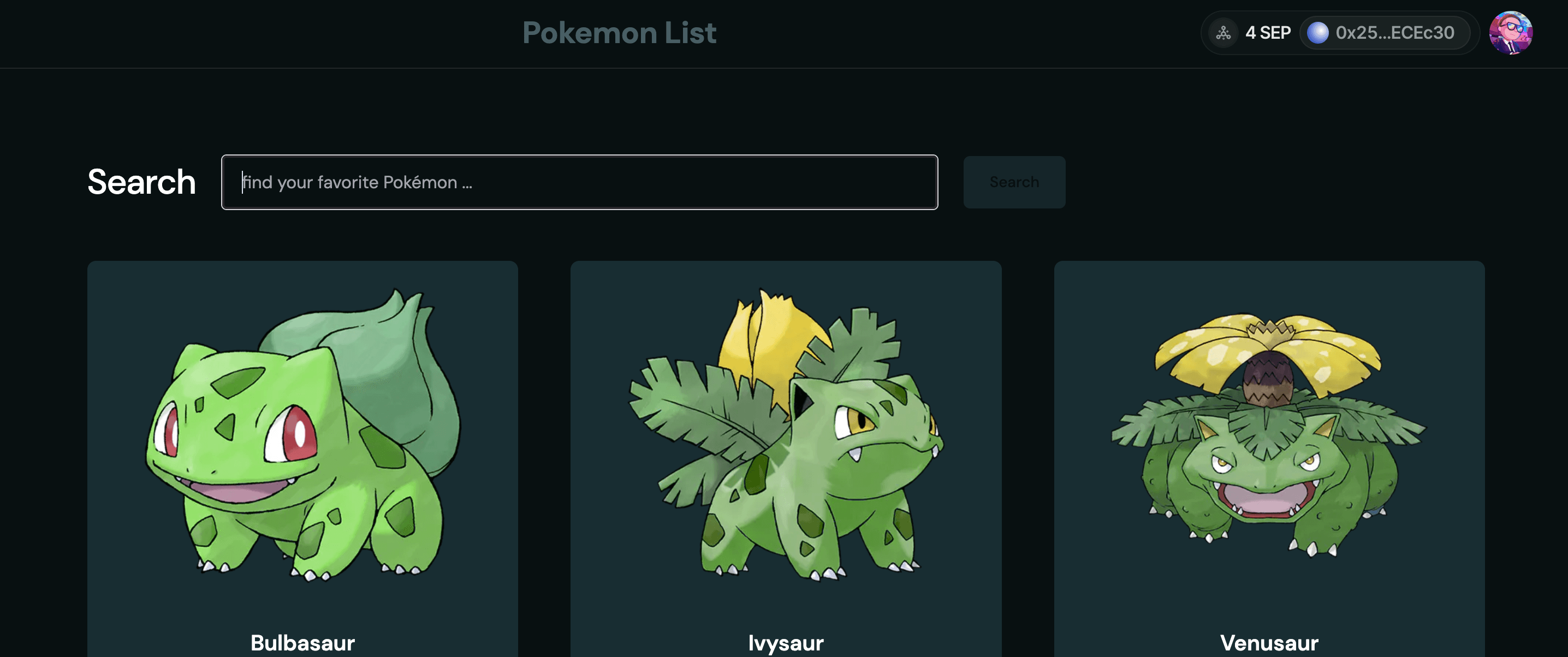Pokemon Dapp image