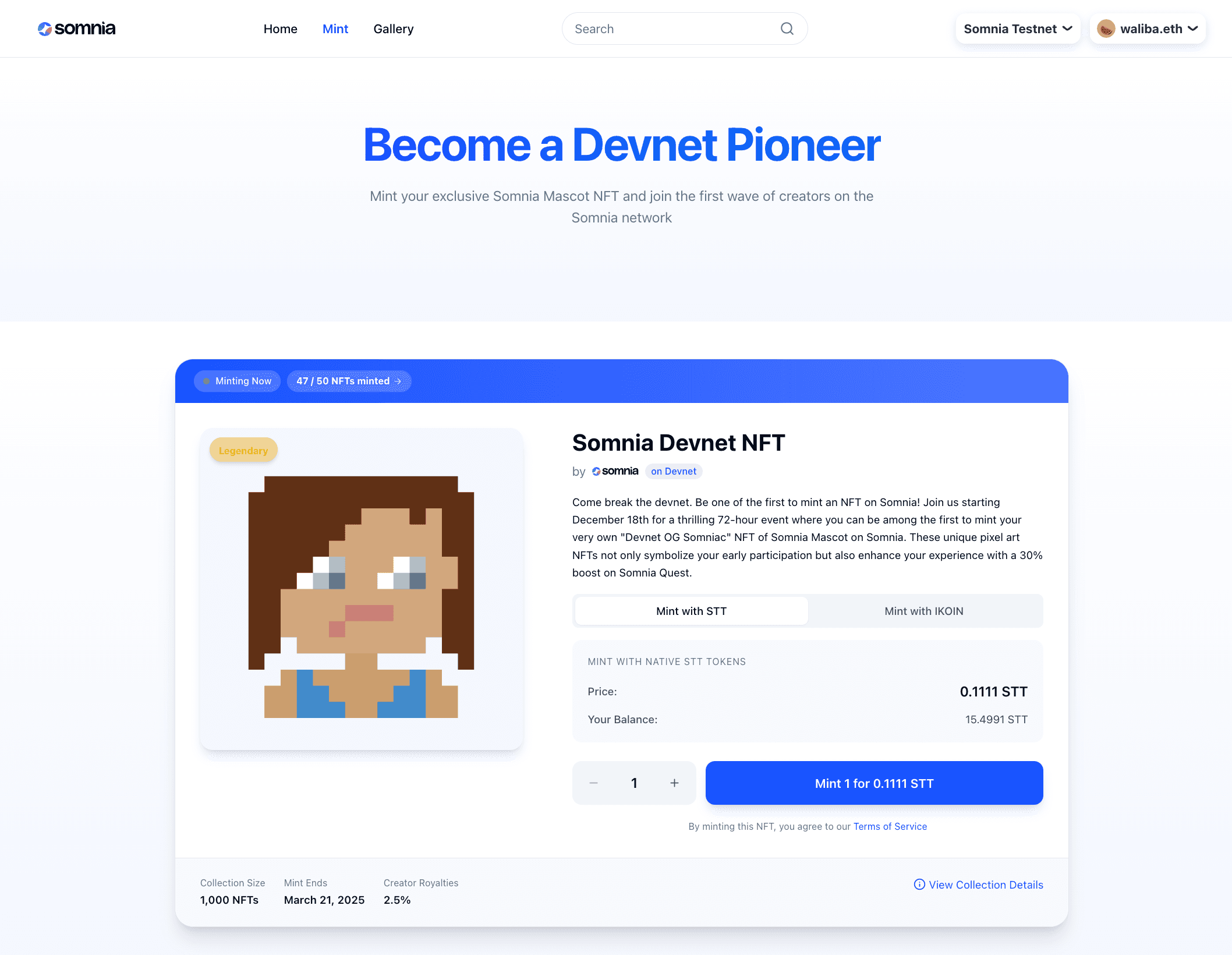 Somnia NFT Marketplace image