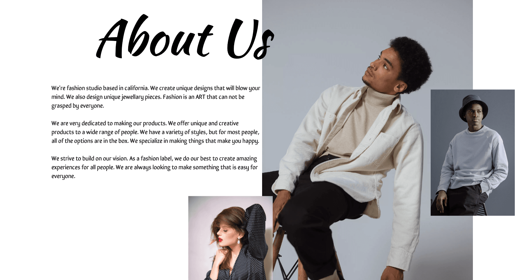 Fashion Studio Website image